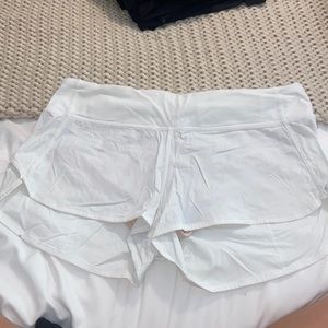 Lululemon white shorts